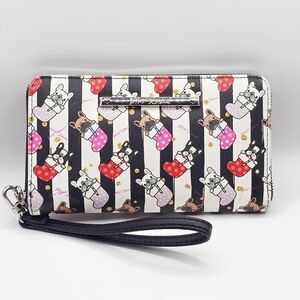 Betsey Johnson Christmas Pattern Wristlet
